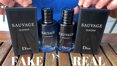 fake dior sauvage vs real